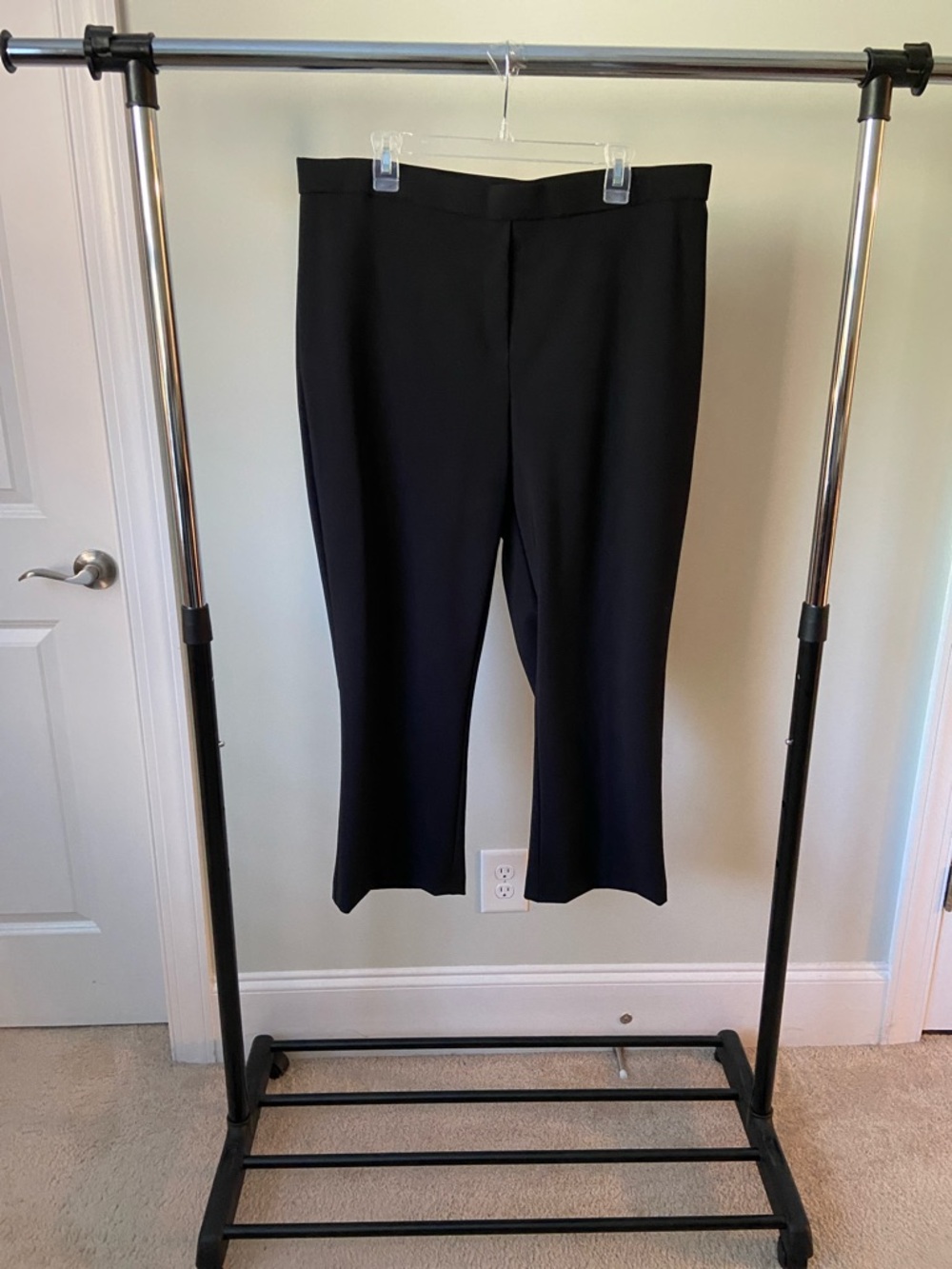 Rachel Zoe Black Ankle Trouser Pants